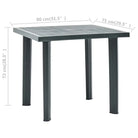 Weerbestendige Tuin Tafel van Duurzaam Kunststof - Tuintafels