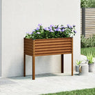 Weervast staal plantenbak voor tuin balkon en terras decoratie - Bloempotten & plantenbakken