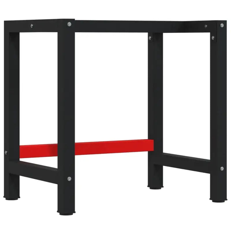 Werkbank met massief beukenhout en gepoedercoat metaal voor groot werkgebied - Werkbanken