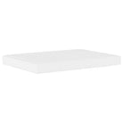 Wit materiaal bed met multiplex lattenbodem en 22d pu-schuim matras - Bedden & bedframes