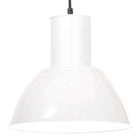 Witte coating hanglamp met lengte van 142 cm voor woonkamer en keuken - Wit / Ø 28.5 cm / 1 - Lampen