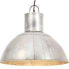 Witte coating hanglamp met lengte van 142 cm voor woonkamer en keuken - Zilver / Ø 48 cm / 1 - Lampen
