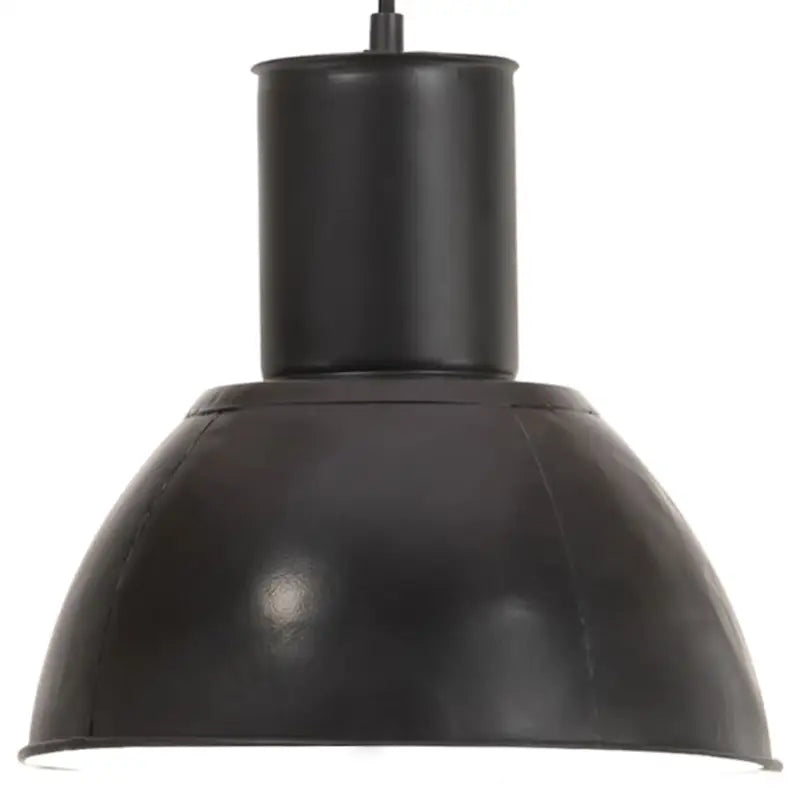 Witte coating hanglamp met lengte van 142 cm voor woonkamer en keuken - Zwart / Ø 28.5 cm / 1 - Lampen