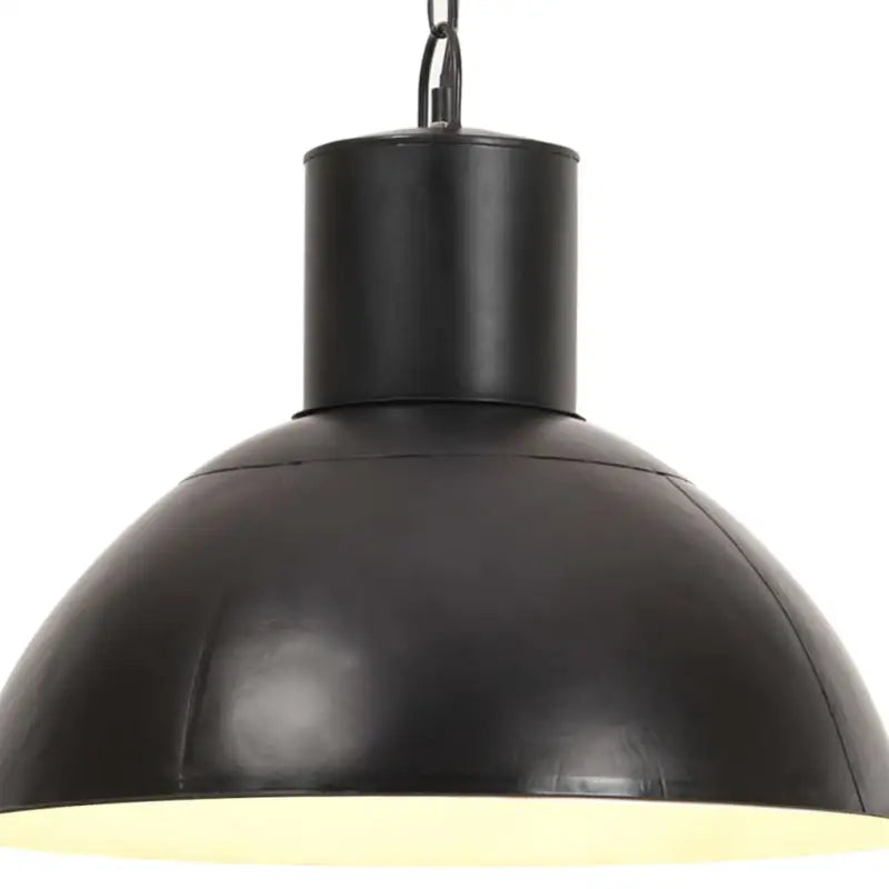Witte coating hanglamp met lengte van 142 cm voor woonkamer en keuken - Zwart / Ø 48 cm / 1 - Lampen