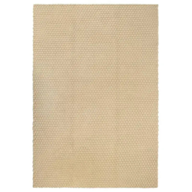 Zacht katoenen vloerkleed voor een warm en beschermd interieur - Naturel / 80 x 160 cm - Vloerkleden