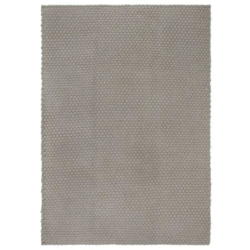 Zacht katoenen vloerkleed voor een warm en beschermd interieur - Grijs / 120 x 180 cm - Vloerkleden