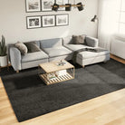 Zacht vloerkleed van polyester getest op schadelijke stoffen - Antraciet / 240 x 340 cm - Vloerkleden