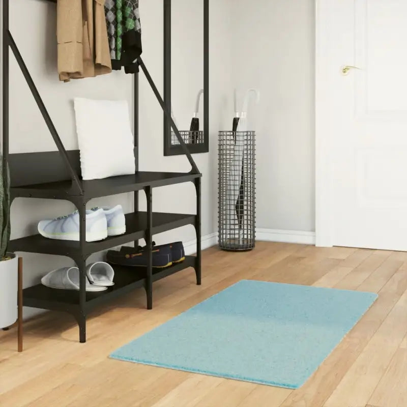 Zacht vloerkleed van polyester met STANDARD 100 op schadelijke stoffen - Groen / 60 x 110 cm - Vloerkleden