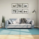 Zacht vloerkleed van polyester met STANDARD 100 op schadelijke stoffen - Groen / 160 x 230 cm - Vloerkleden