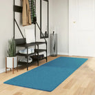 Zacht vloerkleed van polyester met STANDARD 100 op schadelijke stoffen - Turquoise / 80 x 250 cm - Vloerkleden
