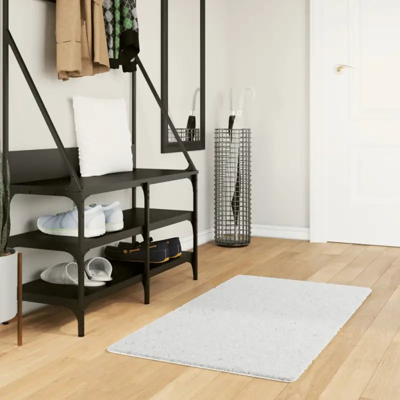 Zacht vloerkleed van polyester met STANDARD 100 op schadelijke stoffen - Grijs / 60 x 110 cm - Vloerkleden