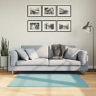 Zacht vloerkleed van polyester met STANDARD 100 op schadelijke stoffen - Groen / 120 x 120 cm - Vloerkleden