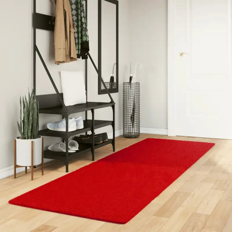 Zacht vloerkleed van polyester met STANDARD 100 op schadelijke stoffen - Beige / 140 x 200 cm - Vloerkleden