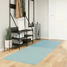 Zacht vloerkleed van polyester met STANDARD 100 op schadelijke stoffen - Groen / 80 x 250 cm - Vloerkleden