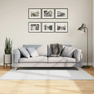 Zacht vloerkleed van polyester met STANDARD 100 op schadelijke stoffen - Grijs / 120 x 120 cm - Vloerkleden