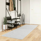 Zacht vloerkleed van polyester met STANDARD 100 op schadelijke stoffen - Grijs / 80 x 250 cm - Vloerkleden