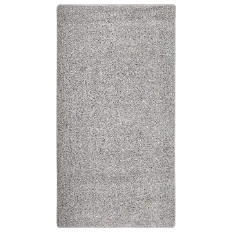 Zacht vloerkleed voor warmte en decoratie in je interieur - Lichtgrijs / 80 x 150 cm - Vloerkleden
