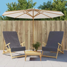 Zachte en comfortabele strandhanddoek voor strand en vakantie - Antraciet / 60 x 135 cm / 2 - Strandlakens