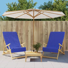 Zachte en comfortabele strandhanddoek voor strand en vakantie - Blauw / 60 x 135 cm / 2 - Strandlakens