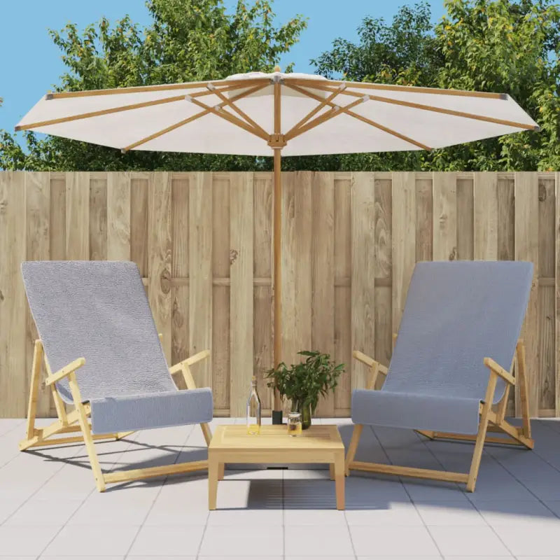 Zachte en comfortabele strandhanddoek voor strand en vakantie - Grijs / 60 x 135 cm / 2 - Strandlakens