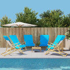 Zachte en comfortabele strandhanddoek voor strand en vakantie - Turquoise / 60 x 135 cm / 6 - Strandlakens