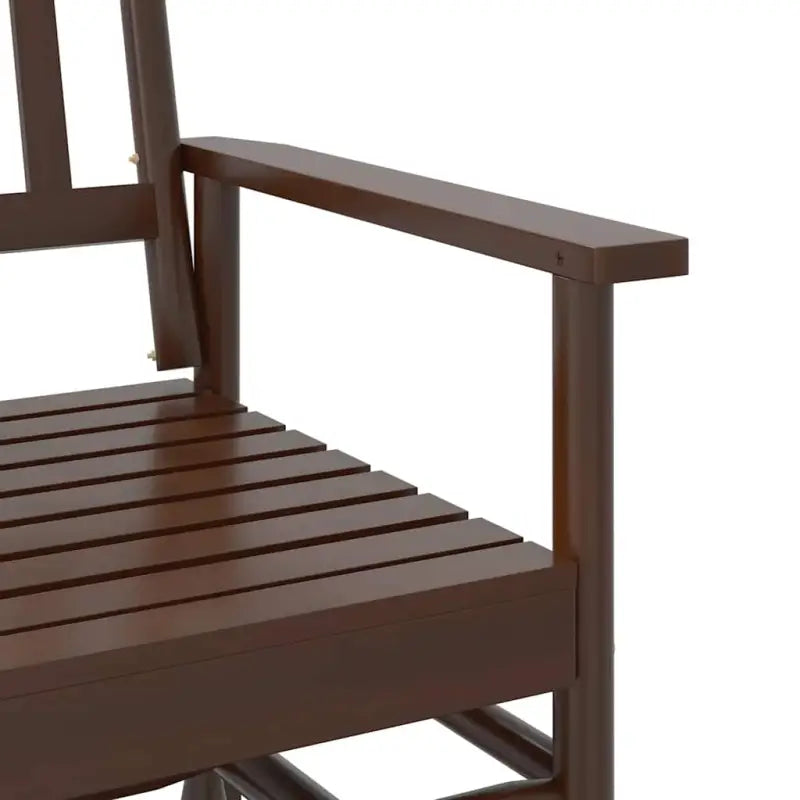 Zachte schommelbeweging bank van massief populierenhout voor ontspanning - Schommelstoelen