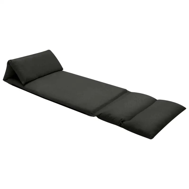 Zachte vloerkousenstoel met eenvoudige opslag voor binnen en buiten - Zwart / 1 - Chaises longues