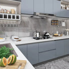 Zelfklevende meubelfolie voor een frisse look in je interieur - Grijs / 1 - Ruitenfolie