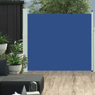 Zijdelings Parasol voor Privacy en Bescherming op Terras of Balkon - Blauw / 100 x 300 cm / 1 - Parasols