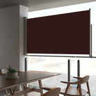Zijdescherm voor terras en balkon met zon- en windbescherming - Bruin / 160 x 300 cm / 1 - Parasols en zonneschermen