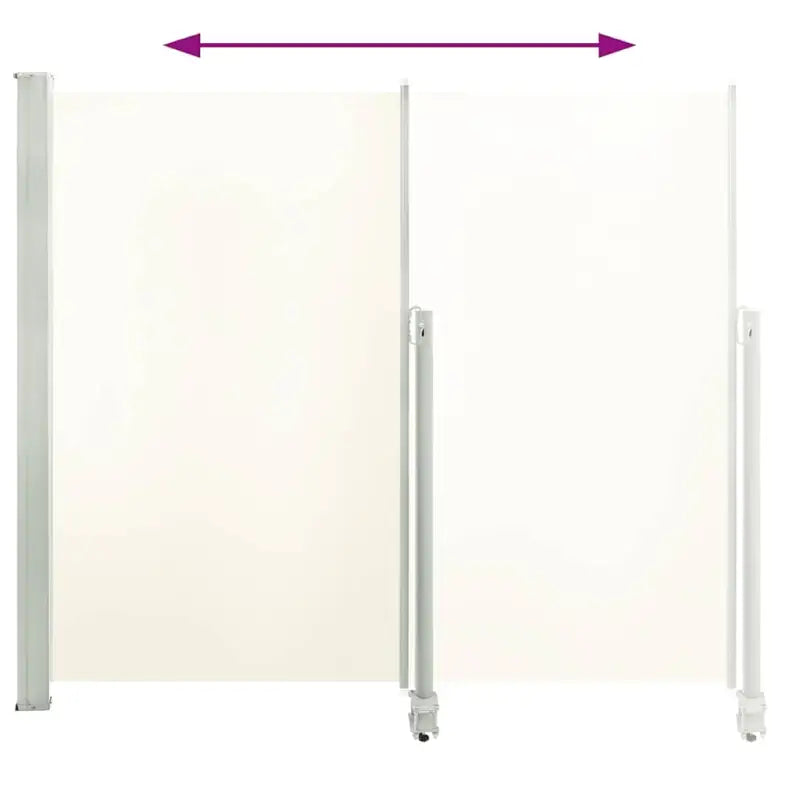 Zijdescherm voor terras en balkon met zon- en windbescherming - Parasols en zonneschermen