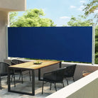 Zijscherm voor terras en balkon met privacy en windbescherming - Blauw / 160 x 600 cm / 1 - Parasols en zonneschermen