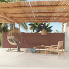 Zijscherm voor terras en balkon met privacy en windbescherming - Bruin / 140 x 600 cm / 1 - Parasols en zonneschermen