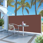 Zijscherm voor terras en balkon met privacy en windbescherming - Bruin / 140 x 300 cm / 1 - Parasols en zonneschermen