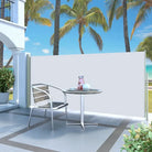 Zijscherm voor terras en balkon met privacy en windbescherming - Crème / 140 x 300 cm / 1 - Parasols en zonneschermen