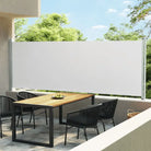 Zijscherm voor terras en balkon met privacy en windbescherming - Crème / 160 x 600 cm / 1 - Parasols en zonneschermen