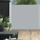 Zijscherm voor terras en balkon met privacy en windbescherming - Grijs / 170 x 300 cm / 1 - Parasols en zonneschermen