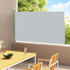 Zijscherm voor terras en balkon met privacy en windbescherming - Grijs / 180 x 300 cm / 1 - Parasols en zonneschermen