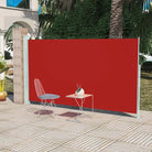 Zijscherm voor terras en balkon met privacy en windbescherming - Rood / 160 x 300 cm / 1 - Parasols en zonneschermen