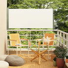 Zijscherm voor terras en balkon voor privacy en bescherming - Crème / 160 x 300 cm / 1 - Parasols en zonneschermen