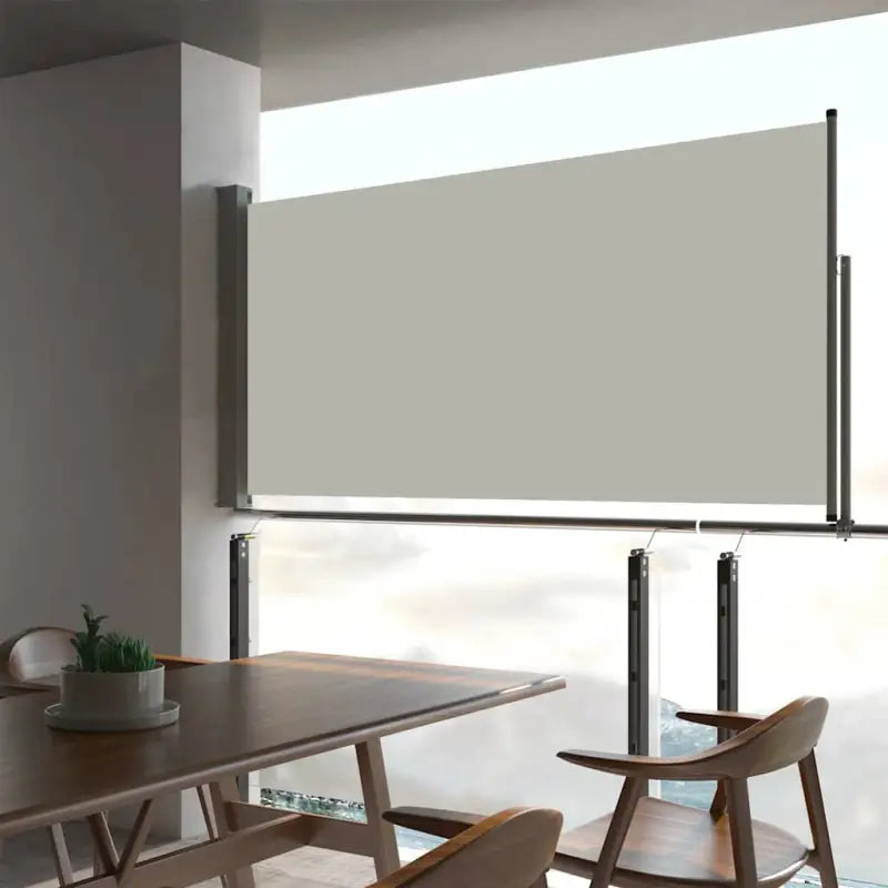 Zijscherm voor terras en balkon voor privacy en bescherming - Crème / 80 x 300 cm / 1 - Parasols en zonneschermen