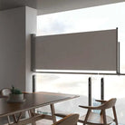 Zijscherm voor terras en balkon voor privacy en bescherming - Grijs / 100 x 300 cm / 1 - Parasols en zonneschermen