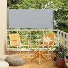 Zijscherm voor terras en balkon voor privacy en bescherming - Grijs / 160 x 300 cm / 1 - Parasols en zonneschermen