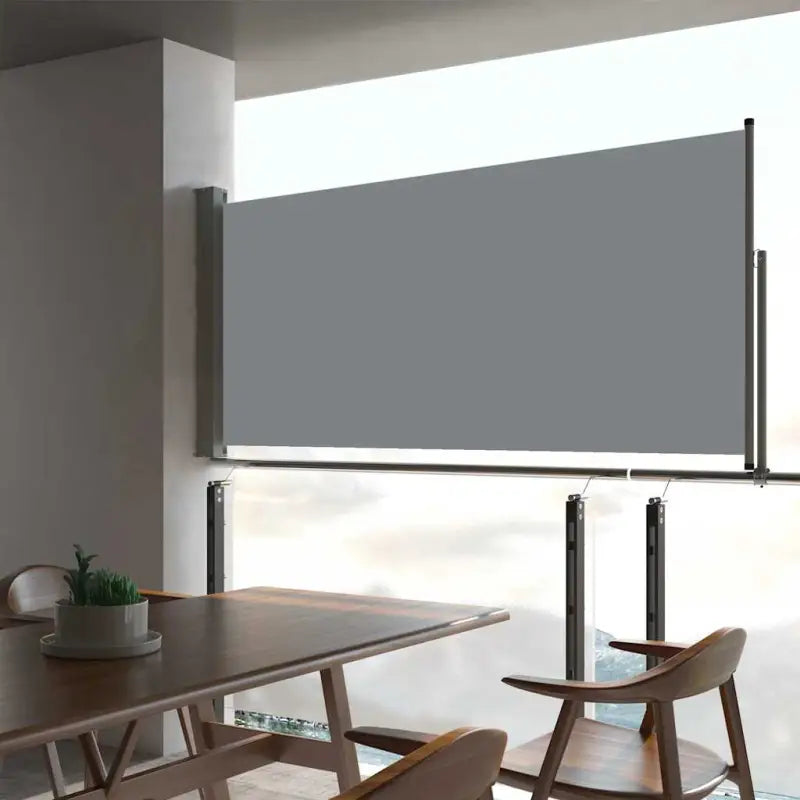 Zijscherm voor terras en balkon voor privacy en bescherming - Grijs / 60 x 300 cm / 1 - Parasols en zonneschermen