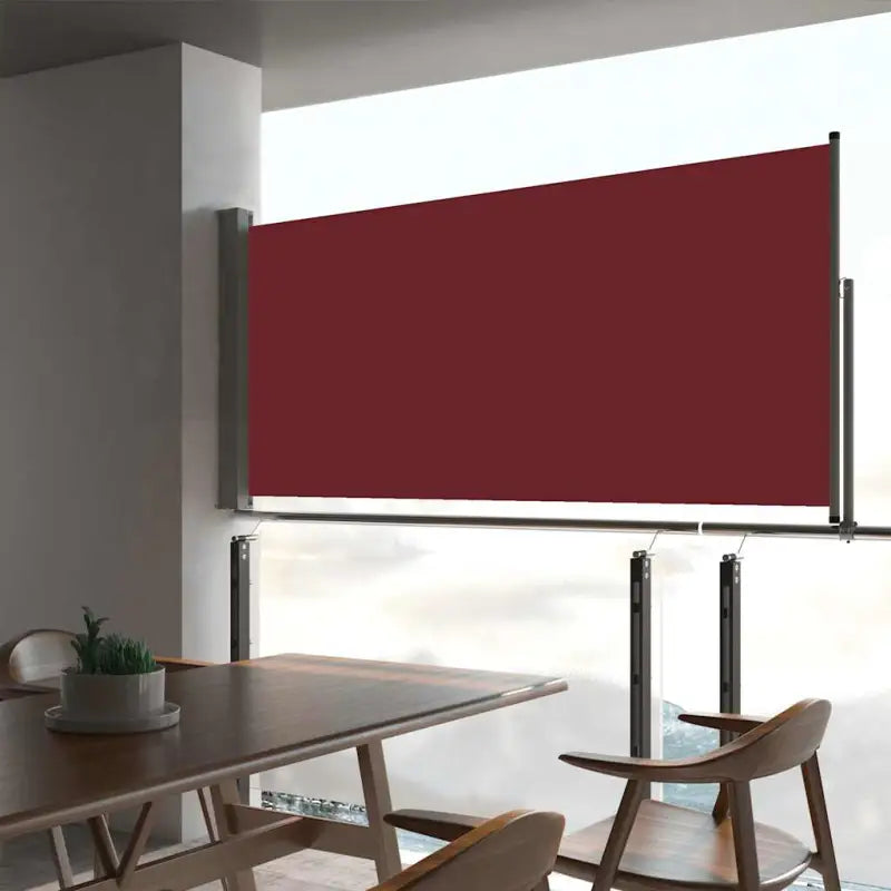 Zijscherm voor terras en balkon voor privacy en bescherming - Rood / 60 x 300 cm / 1 - Parasols en zonneschermen