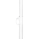 Zilverkleurige coating strandparasol met stalen frame voor UV-bescherming - Parasols en zonneschermen