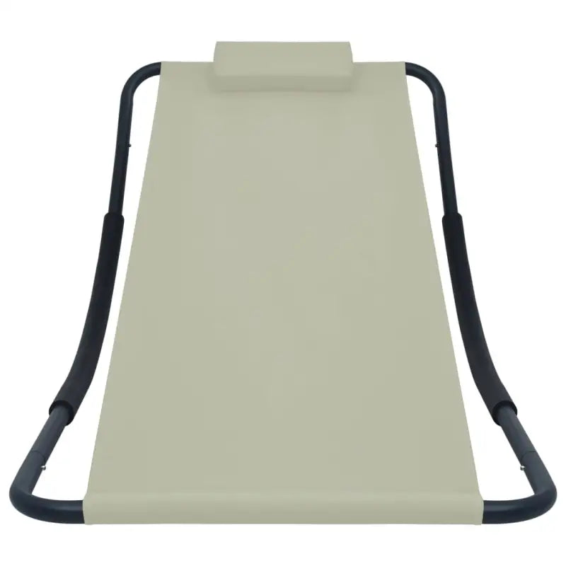 Zonlounger voor tuin terras en strand van weerbestendig oxford stof - Tuinbedden