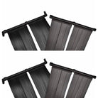 Zonne-energie Zwembadverwarmingsset voor comfortabel warm water - 80 x 620 cm / 4 - Zwembadverwarming