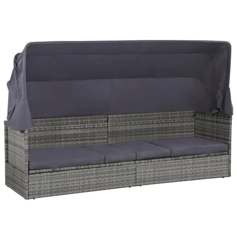 Zonnebed voor ontspanning in de tuin of bij het zwembad - Grijs / 1 - Ligstoelen