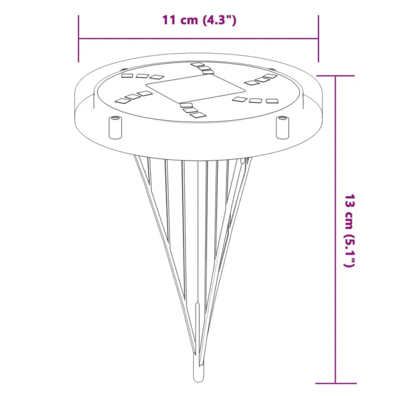 Zonnegrondlampen voor buiten Verlichte tuin en terrasEffectief en duurzaam - Buitenverlichting
